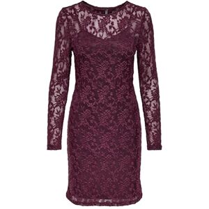 ONLY Onlblaise L/S O-hals klänning JRS, mauve wine, L ONLY Onlblaise L/S O-hals klänning JRS, mauve wine, L