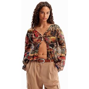 Desigual BLUS_Tapestry- L, 6060 Kastanj Etnic, XXL, BRUN, XXL Desigual BLUS_Tapestry- L, 6060 Kastanj Etnic, XXL, BRUN, XXL