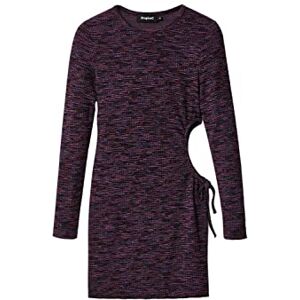 Desigual Kvinnors Vest_Mich, 3040 AMBERES/ROSA Morado Casual Dress, Röd, XL Desigual Kvinnors Vest_Mich, 3040 AMBERES/ROSA Morado Casual Dress, Röd, XL