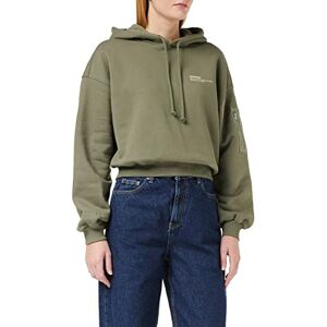 Dr. Denim Estrid ficka huvtröja dam sweatshirt, Timjan Wm, S Dr. Denim Estrid ficka huvtröja dam sweatshirt, Timjan Wm, S