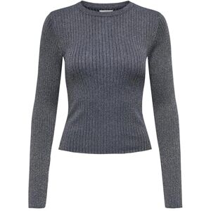 JDY plum Lurex L/S O-hals tröja KNT, Totalförmörkelse, XS JDY plum Lurex L/S O-hals tröja KNT, Totalförmörkelse, XS