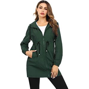 Doaraha Regnrock för kvinnor vattentät regnjacka Colourblock allvädersjacka tunn vårrock lång parkas softshelljacka övergångskappa med huva för sport utomhus Doaraha Regnrock för kvinnor vattentät regnjacka Colourblock allvädersjacka tunn vårrock lång parkas softshelljacka övergångskappa med huva för sport utomhus