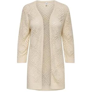 ONLY Onlwisty 7/8 Sl Open Cardigan KNT, ecru, S ONLY Onlwisty 7/8 Sl Open Cardigan KNT, ecru, S