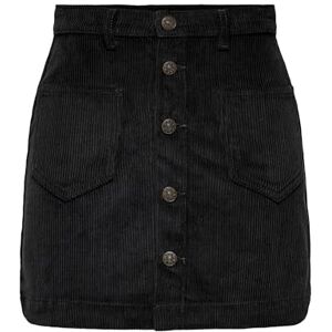 ONLY Kvinna kjol manchester, svart, XS ONLY Kvinna kjol manchester, svart, XS