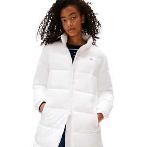 Tommy Jeans Dam TJW MAXI PCKBL HOOD ESS PUFFER DW0DW21614, vit, L, Vit (Ecru), L Tommy Jeans Dam TJW MAXI PCKBL HOOD ESS PUFFER DW0DW21614, vit, L, Vit (Ecru), L