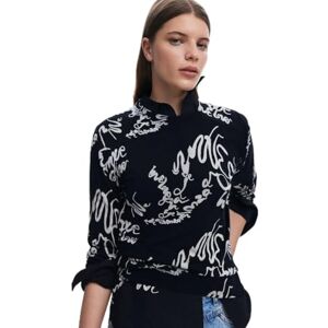 Desigual Tröja för kvinnor, Svart, S Desigual Tröja för kvinnor, Svart, S