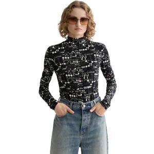 Scotch & Soda Heltäckande tryckt långärmad T-shirt med fuskhals, Måne trädgårdsarbete U022, XS Scotch & Soda Heltäckande tryckt långärmad T-shirt med fuskhals, Måne trädgårdsarbete U022, XS