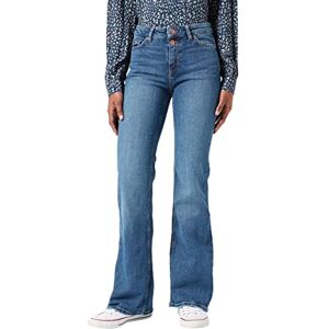 ESPRIT Stretchjeans av bomull, Blå mörk tvättad, 25W x 32L ESPRIT Stretchjeans av bomull, Blå mörk tvättad, 25W x 32L