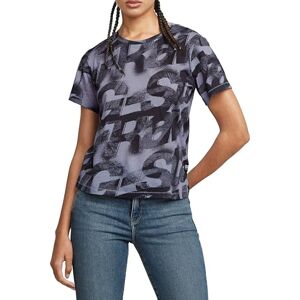 G-STAR RAW Sprayed bokstäver r t wmn, Flerfärgad (Osaka Blue Sprayed Letters D26066-c565-h317), XS G-STAR RAW Sprayed bokstäver r t wmn, Flerfärgad (Osaka Blue Sprayed Letters D26066-c565-h317), XS
