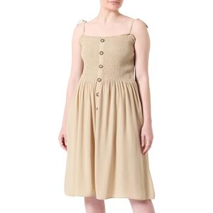 ONLY Kvinnlig klänning smoke, Beige, 46 SE ONLY Kvinnlig klänning smoke, Beige, 46 SE