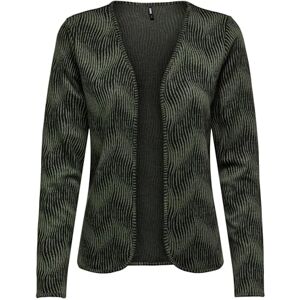 ONLY Damer Onltora Ls Cardigan Cs JRS kofta, Vinter moss/Aop: vild zebror/svart, M ONLY Damer Onltora Ls Cardigan Cs JRS kofta, Vinter moss/Aop: vild zebror/svart, M