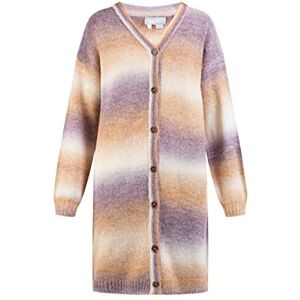aleva stickad kofta för kvinnor 10424757-AL04, beige lila flerfärgad, M/L, Beige lila flerfärgad, M/L aleva stickad kofta för kvinnor 10424757-AL04, beige lila flerfärgad, M/L, Beige lila flerfärgad, M/L