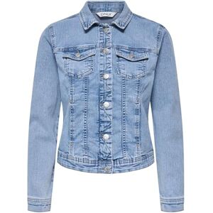 ONLY damjeansjacka ONLWONDER jeansjacka, Ljusblå denim, XL ONLY damjeansjacka ONLWONDER jeansjacka, Ljusblå denim, XL