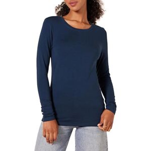 Amazon Essentials Women's Långärmad T-shirt med rund hals klassisk passform (finns i plusstorlek), Marinblå, L Amazon Essentials Women's Långärmad T-shirt med rund hals klassisk passform (finns i plusstorlek), Marinblå, L