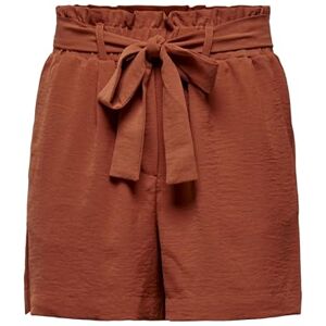 ONLY Onlmette Lavender Paperbag Shorts Noos W, BRUN, XXS ONLY Onlmette Lavender Paperbag Shorts Noos W, BRUN, XXS