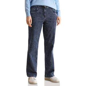 Cecil dam breda ben bouclé-look jeans, Mellanblå tvätt, 32W / 32L Cecil dam breda ben bouclé-look jeans, Mellanblå tvätt, 32W / 32L