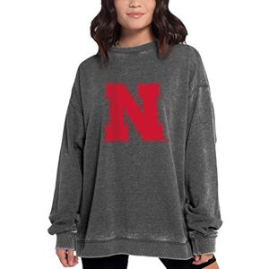 Chicka-D NCAA dam campus crew pullover Träkol L Chicka-D NCAA dam campus crew pullover Träkol L