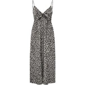 ONLY Onlnova Life Vis Jules Long Dress AOP, mocha meringue, XS ONLY Onlnova Life Vis Jules Long Dress AOP, mocha meringue, XS