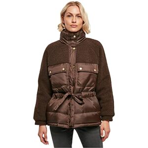 Urban Classics Dam Sherpa Mix Puffer Jacka Jackor, BRUN, S Urban Classics Dam Sherpa Mix Puffer Jacka Jackor, BRUN, S