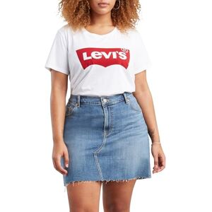Levi's dam T-Shirt Plus Size Perfect Tee, White, XXL Levi's dam T-Shirt Plus Size Perfect Tee, White, XXL