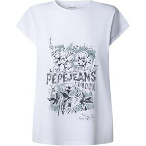 Pepe Jeans dam Bernice t-shirt, vit (vit), XS, Vit (vit), XS Pepe Jeans dam Bernice t-shirt, vit (vit), XS, Vit (vit), XS