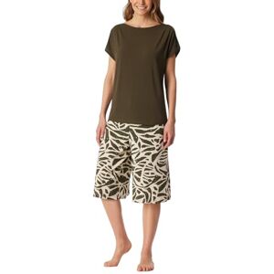 Schiesser Dampyjamas 3/4 byxor kortärmad Modal Jersey – Vald Premium, oliv, 40 Schiesser Dampyjamas 3/4 byxor kortärmad Modal Jersey – Vald Premium, oliv, 40