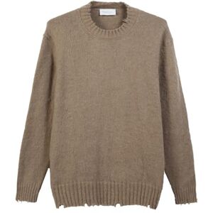 Diana Studio Garzed PariNeck i Alpaca, Lera Grå, Man, Långärmad, Storlek L, Regular Fit, Grå, L-XL Diana Studio Garzed PariNeck i Alpaca, Lera Grå, Man, Långärmad, Storlek L, Regular Fit, Grå, L-XL