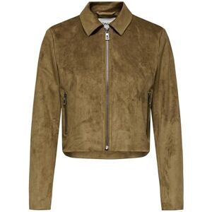 ONLY Onltulip Faux mocka dragkedja jacka OTW, konjak, S ONLY Onltulip Faux mocka dragkedja jacka OTW, konjak, S