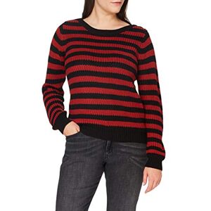Blue Seven Blå sju damer struktur, rund hals pullover Blue Seven Blå sju damer struktur, rund hals pullover