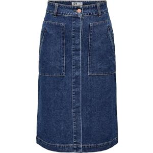 JDY olivia Hw Skirt Db DNM Noos, Mörkblå denim, XS JDY olivia Hw Skirt Db DNM Noos, Mörkblå denim, XS
