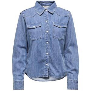 ONLY Onlcharlize Ls DNM skjorta AKM Noos, Mellanblå denim, XXS ONLY Onlcharlize Ls DNM skjorta AKM Noos, Mellanblå denim, XXS