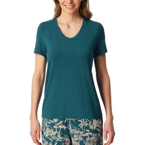 Schiesser Dam sovskjorta kortärmad modal – mix + koppla av, Grön, 40 Schiesser Dam sovskjorta kortärmad modal – mix + koppla av, Grön, 40