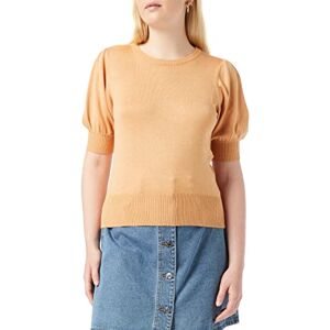 Minus Liva Puff damtröja halvärm Svart tröja dam stickad tröja dam med ribbad fåll stickad tröja elegant vår tröja dam med halvärmar, 6024 m aprikos ljusbrun, XXL Minus Liva Puff damtröja halvärm Svart tröja dam stickad tröja dam med ribbad fåll stickad tröja elegant vår tröja dam med halvärmar, 6024 m aprikos ljusbrun, XXL