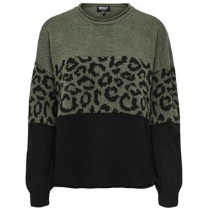 ONLY Onljade Animal Ls O-Neck KNT Noos, Lizard, XL ONLY Onljade Animal Ls O-Neck KNT Noos, Lizard, XL