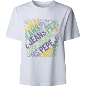 Pepe Jeans dam Amelia T-shirt, Vit (vit), M Pepe Jeans dam Amelia T-shirt, Vit (vit), M