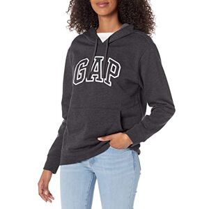 GAP Damlogotyp huvtröja med huva pull-on sweatshirt, Träkol ljung, XXS GAP Damlogotyp huvtröja med huva pull-on sweatshirt, Träkol ljung, XXS