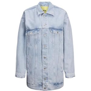 JJXX JACK & JONES dam JXALISON överdimensionerad lång jacka CR503 NOO, Ljusblå denim, XS JJXX JACK & JONES dam JXALISON överdimensionerad lång jacka CR503 NOO, Ljusblå denim, XS