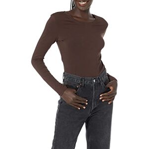 Amazon Essentials Women's Långärmad T-shirt med rund hals klassisk passform (finns i plusstorlek), Espresso, XS Amazon Essentials Women's Långärmad T-shirt med rund hals klassisk passform (finns i plusstorlek), Espresso, XS