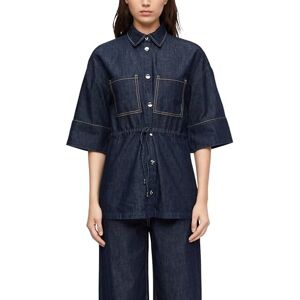 Comma dam 2180656 kortärmad blus (1-pack), blå, 36 Comma dam 2180656 kortärmad blus (1-pack), blå, 36