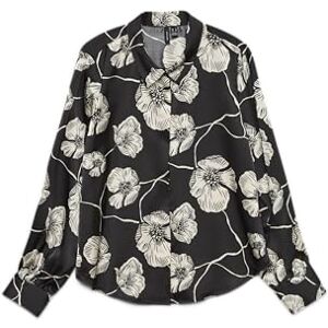 VERO MODA Vmelena Ls Shirt WVN, svart, XS VERO MODA Vmelena Ls Shirt WVN, svart, XS