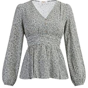 LYMOA damblus, Ull vit flerfärgad, XL LYMOA damblus, Ull vit flerfärgad, XL