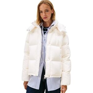 Tommy Jeans TJW ALASKA GRID DOWN JACKA EXT DW0DW21623, vit, S, Vit (uråldrigt vit), S Tommy Jeans TJW ALASKA GRID DOWN JACKA EXT DW0DW21623, vit, S, Vit (uråldrigt vit), S