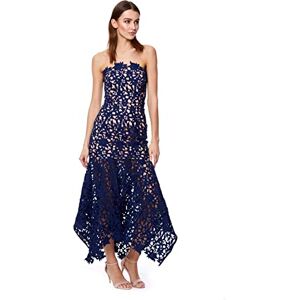 Jarlo London sommar overall lace bandeau midi-klänning, marinblå/naken, UK 14, Marinblå/naken, 40 SE Jarlo London sommar overall lace bandeau midi-klänning, marinblå/naken, UK 14, Marinblå/naken, 40 SE
