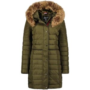 Geographical Norway Charlize Lady parkas lång tjock varm dam höst vinter – tunn kappa med huva fuskpäls – vindjacka – elegant damjacka (khaki XL), kaki, XL Geographical Norway Charlize Lady parkas lång tjock varm dam höst vinter – tunn kappa med huva fuskpäls – vindjacka – elegant damjacka (khaki XL), kaki, XL