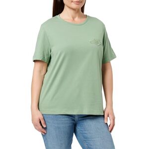 GANT Reg Tonal Shield Ss T-shirt för kvinnor, Kalamata Green, L GANT Reg Tonal Shield Ss T-shirt för kvinnor, Kalamata Green, L