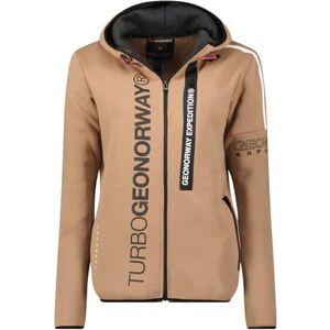 Geographical Norway Freestyle dam huvtröja med fickor känguru varm långärmad tröja huvtröja damjacka vår sommar höst vinter (Taupe S), brungrått, S Geographical Norway Freestyle dam huvtröja med fickor känguru varm långärmad tröja huvtröja damjacka vår sommar höst vinter (Taupe S), brungrått, S