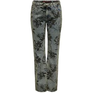 ONLY ONLMOTT LW STR FLORAL Belt Red DNM DOT, Mellanblå denim, 27W / 32L ONLY ONLMOTT LW STR FLORAL Belt Red DNM DOT, Mellanblå denim, 27W / 32L