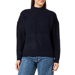 ONLY Damer Onlamber Ls Highneck KNT stickad tröja, Nattsky/detaljer: melerad, XS ONLY Damer Onlamber Ls Highneck KNT stickad tröja, Nattsky/detaljer: melerad, XS