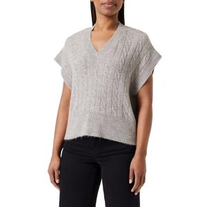 ONLY Dam ONLMELODY Vest KNT NOOS tröja, Pure Cashmere/detalj:Melange, S, Pure Cashmere/Detail:melange, S ONLY Dam ONLMELODY Vest KNT NOOS tröja, Pure Cashmere/detalj:Melange, S, Pure Cashmere/Detail:melange, S