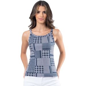 Lee Cami-skjorta, dam, Denim lappverk, XL Lee Cami-skjorta, dam, Denim lappverk, XL